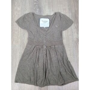 Y2K RARE Abercrombie & Fitch Babydoll Henley Twee Rory‎ Gilmore Elena Gilbert
